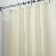 Block Mart 豪華簡約浴簾, 1個, 灰色