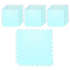 DIY EVA巧拼 10入, 薄荷色, 10片