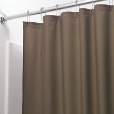 Block Mart 豪華簡約浴簾, 1入, 深棕色