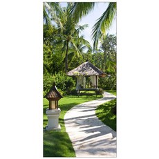 GGOOMIM 度假勝地陽光玄關門房門貼紙, 混色