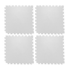 DIY EVA巧拼 4入, 灰色, 4片