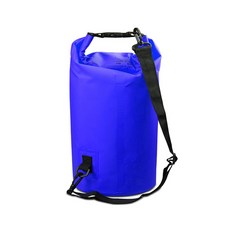 바이셀 클립 원통형 방수가방 5L, 블루