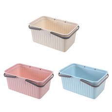 Block Mart 浴室沐浴籃 隨機出貨, 3入