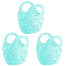 Block mart浴室排水浴籃袋薄荷, 3片