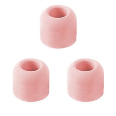 矽藻土圓形牙刷架, 粉色的, 3片