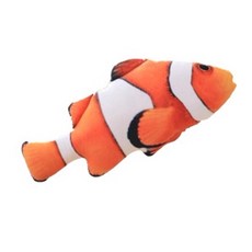 바이셀 고양이 캣닢 인형 크라운피쉬 20cm, 혼합 색상, 1개