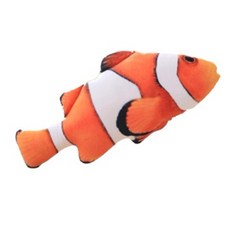 BUYSELL 小丑魚造型貓薄荷貓玩具 40cm, 混色, 1個