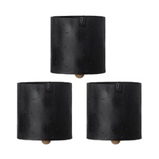 OOHH Tip Pot花盆套底座 TIP17 3入, 黑色