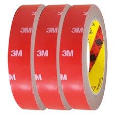 쓰리엠 양면테이프 그레이 20mm 5m, 3개 3개