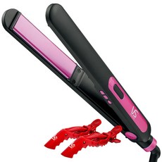 비달사순 25mm 매직기 스트레이트기 VS932K + 헤어클립 2p, 혼합 색상