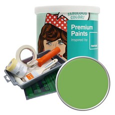 노루페인트 팬톤 내부용 실내벽면 저광페인트 1L 세트, 16-0235 Kiwi, 1000ml, 1개