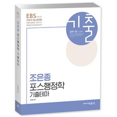 EBS趙恩鍾 POS行政學 歷屆試題主題(2018)：9級 7級 公務員, 朴文閣