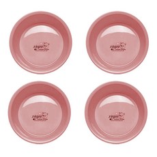 블럭마트 세면 겸용 목욕대야 M사이즈, 핑크, 4개입