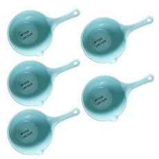 블럭마트 파스텔 욕실바가지, 블루, 5개