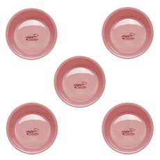 블럭마트 세면 겸용 목욕대야 L사이즈, 핑크, 5개입