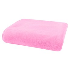 블럭마트 빠른흡수 심플단색 비치타월, 핑크, 1개
