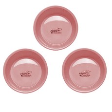 블럭마트 세면 겸용 목욕대야 L사이즈, 핑크, 3개입