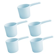블럭마트 욕실 깊은바가지, 블루, 5개입