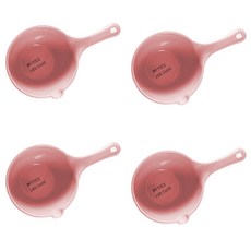 블럭마트 파스텔 욕실바가지, 핑크, 4개