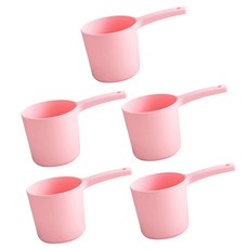 블럭마트 욕실 깊은바가지, 핑크, 5개