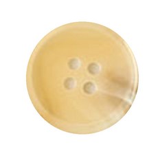 東和商場 水牛角標準鈕扣 28mm, 米色, 10個