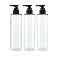 병도매닷컴 투명 주방디스펜서 ACL200 + 검정마개, 200ml, 3세트