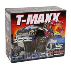 TRAXXAS CB49077-3 T-Maxx 3.3 RTR w/2.4G TSM RC카, 혼합 색상, 1개