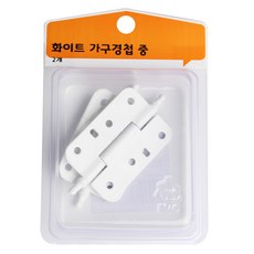 에코DIY 프린츠 에이스 가구경첩 화이트 중, 2개입