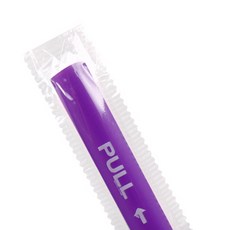 나인글로벌 민자스트로우 개별포장 보라 21cm, 1개입, 500개