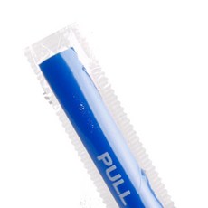 나인글로벌 민자스트로우 개별포장 파랑 21cm, 1개입, 500개