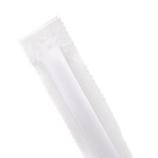 나인글로벌 민자스트로우 개별포장 흰색 21cm, 1개입, 500개