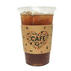 HCP 나인글로벌 92.5Ø 무지 투명컵 480ml 100p + 평리드 100p + 인쇄홀더 100p, 100개입, 1세트