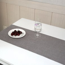 NASANDECO 100%亞麻 療癒亞麻 禪風 桌旗, RN813-06(砂岩色), 4人座(180 x 28 cm)