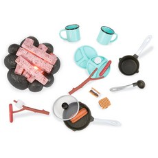 Battat ojidols營地火娃娃道具套組, 混色