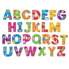 러닝리소스 알파벳 퍼즐 카드 대문자 LER8590, 52피스, 7종, 1개