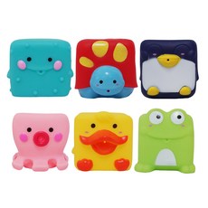 B&C 沐浴噴水玩具 6入, 混色