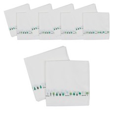 AGADDONG 竹節棉紗印花手帕 10入