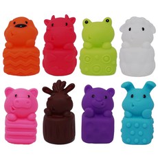 비앤씨 목욕놀이 목욕물총 8p, 혼합 색상