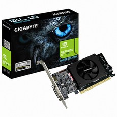 기가바이트 지포스 UD2 D5 2GB 미니미 그래픽카드, GT710