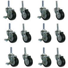 PU腳輪 2吋 12入, 混色