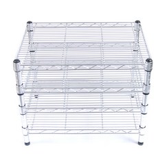 Korak Korea鐵製收納架 4層 600*390*600, 銀