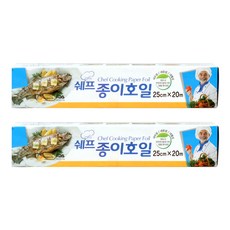 쉐프 종이호일 25cm x 20m, 2개