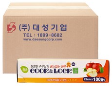 쿡앤락 랩 25cm x 100m, 30개