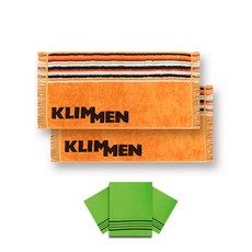 KLIMMEN 山地運動毛巾 2p + 土 3p, 橘子, 1套