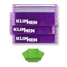 Songwol 松月 山地運動毛巾 3p + 土 3p, 紫色的, 1套