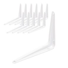 層架國度 L型層架支架, 白色, 12個