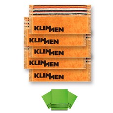 Songwol 松月 KLIMMEN條紋運動毛巾 5入+搓澡巾 3入, 橘子, 1套