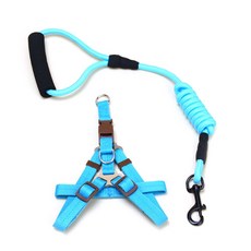 Dag Bubble 貓狗牽繩, 藍色, 1套