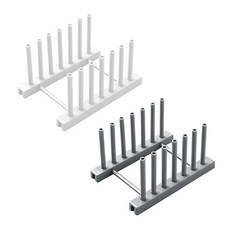 블럭마트 주방 접시꽂이 정리대, 2개, 랜덤 발송