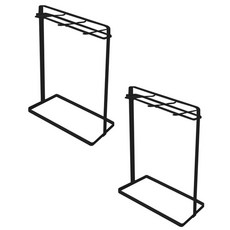 Block Mart 廚房整理烹飪用具掛架, 黑色, 2個